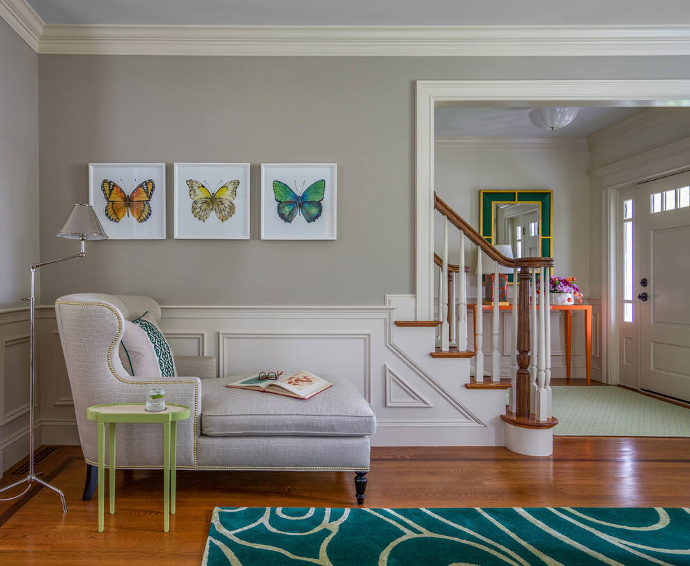 淡绿色的春天的蝴蝶，艳金色的夏天的昆虫，，现代简约客厅
