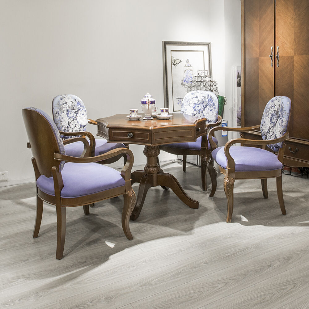 长实 普洛斯旺201系列咖啡桌一桌四椅(样品)