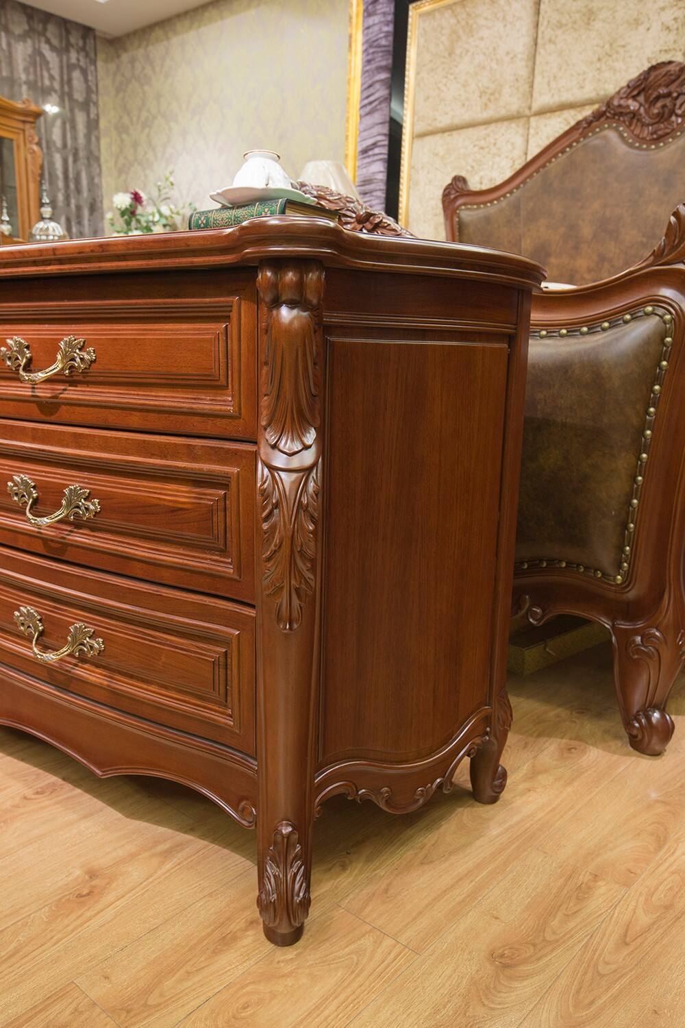 柚木大师1209型缅甸柚木低柜