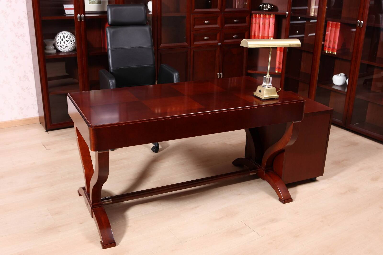 kinwai健威人性家具,樱桃木贴皮,板木家具,书房书桌1400*700*750