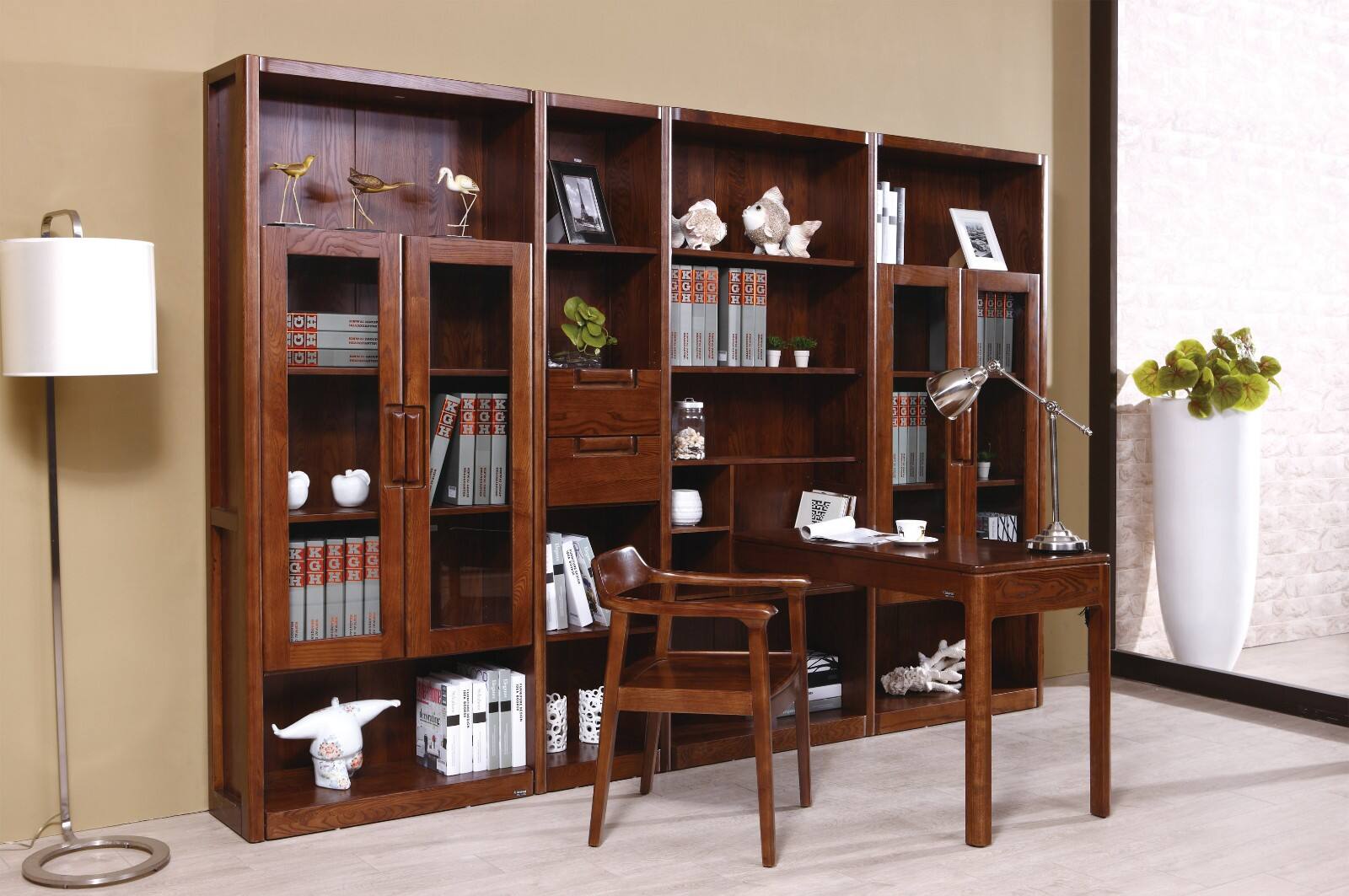 kinwai健威人性家具,白蜡木纯实木家具,书房书台椅