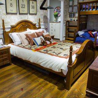 00和我联系秀兰邓波儿-单体床-6a10-150美式风格儿童家具点击查看06