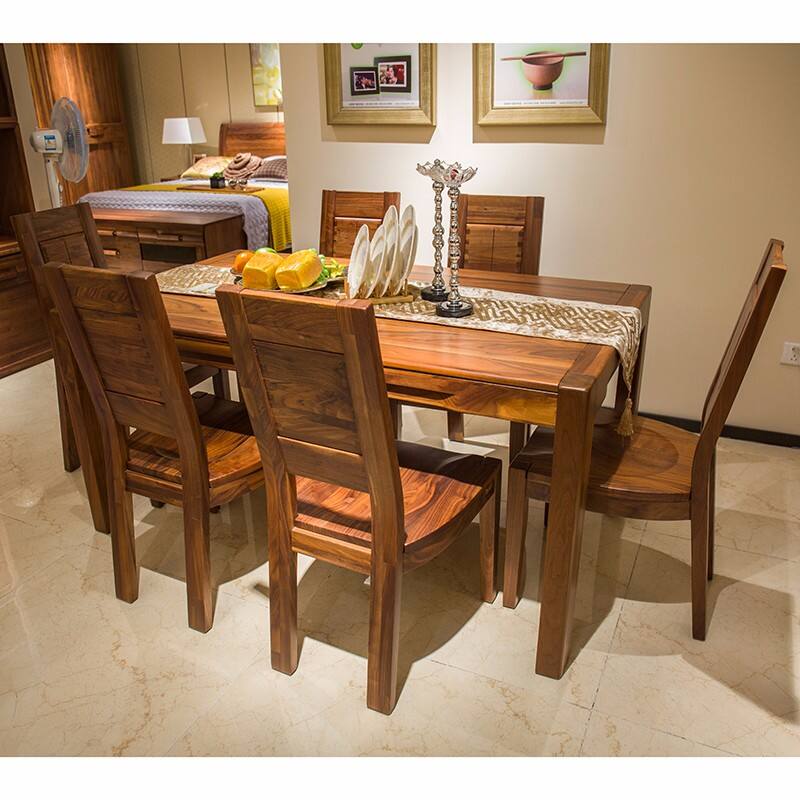 南洋胡氏实木餐桌