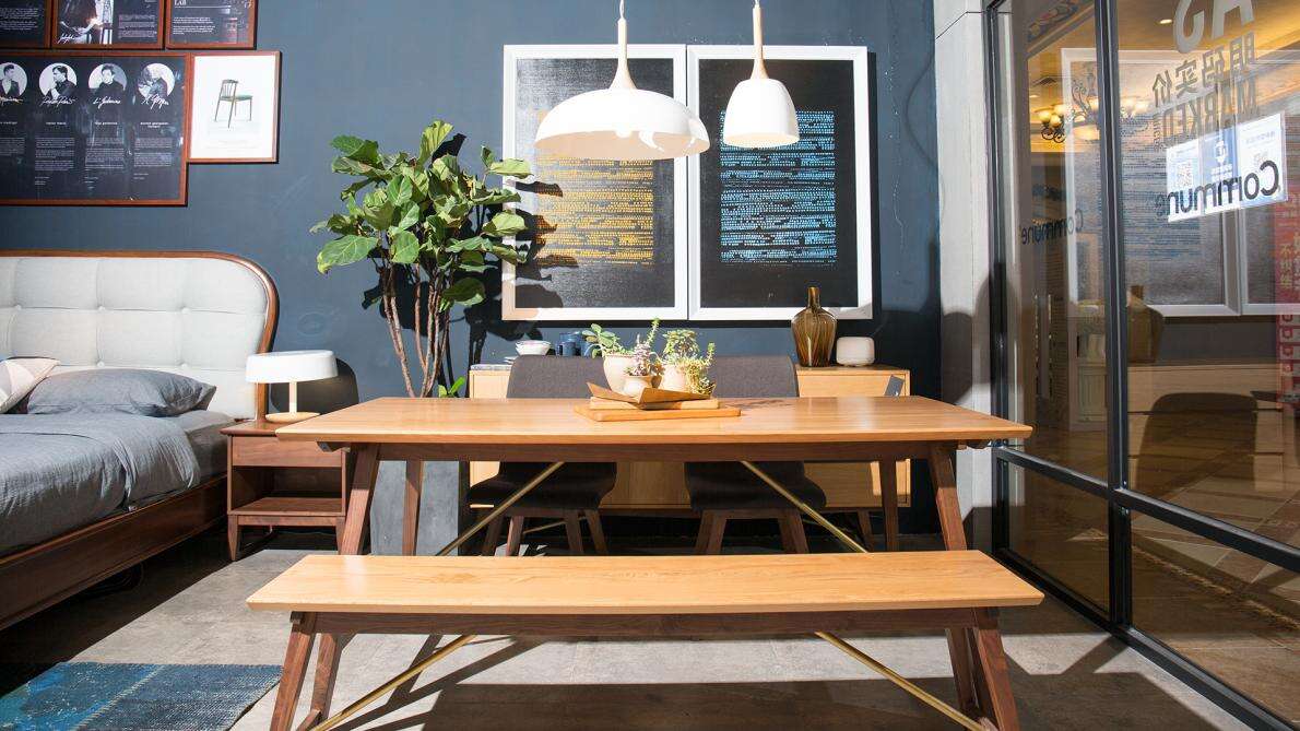 commune-都尔同长板凳-dualtonesideboard